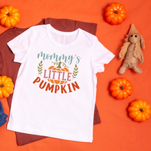 Load image into Gallery viewer, Mommy’s Little Pumpkin Baby Jersey Short Sleeve Tee