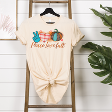 Load image into Gallery viewer, Peace Love Fall Unisex t-shirt
