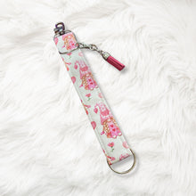 Load image into Gallery viewer, Charmable Wristlet Keychains - Valentine's Day (multiple patterns)