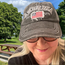 Load image into Gallery viewer, America Distressed Baseball Caps