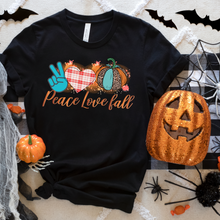Load image into Gallery viewer, Peace Love Fall Unisex t-shirt