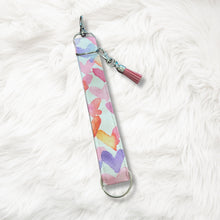 Load image into Gallery viewer, Charmable Wristlet Keychains - Valentine's Day (multiple patterns)