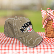 Load image into Gallery viewer, America Distressed Baseball Caps