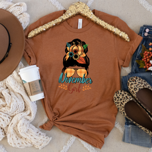 Load image into Gallery viewer, November Girl Unisex Fall t-shirt