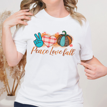 Load image into Gallery viewer, Peace Love Fall Unisex t-shirt