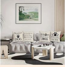 Load image into Gallery viewer, We Love Dogs Pillow Covers