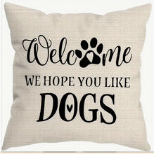 Load image into Gallery viewer, We Love Dogs Pillow Covers