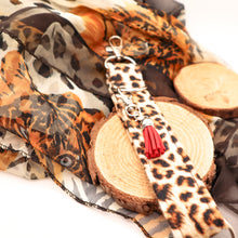 Load image into Gallery viewer, Charmable Wristlet Keychains - Animal Print Collection