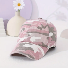 Load image into Gallery viewer, Pink Camo Baseball Cap