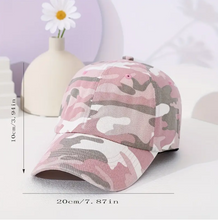 Load image into Gallery viewer, Pink Camo Baseball Cap