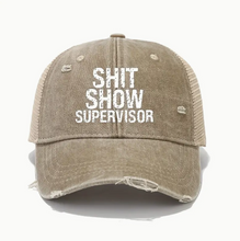 Load image into Gallery viewer, Shit Show Supervisor Baseball Cap