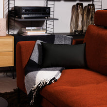 Load image into Gallery viewer, Multicolored Flowers and Hearts on Black Premium Pillow Case