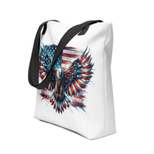 Load image into Gallery viewer, American Eagle Flag Tote bag