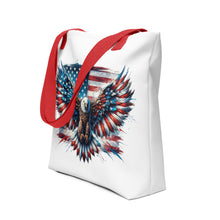 Load image into Gallery viewer, American Eagle Flag Tote bag