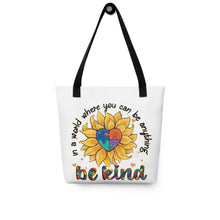 Load image into Gallery viewer, Be Kind Tote bag