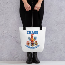 Load image into Gallery viewer, Chaos Coordinator Chicken Tote bag