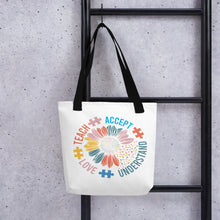 Load image into Gallery viewer, Teach Accept Love Understand Tote bag