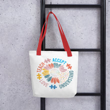 Load image into Gallery viewer, Teach Accept Love Understand Tote bag