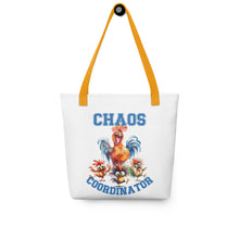 Load image into Gallery viewer, Chaos Coordinator Chicken Tote bag