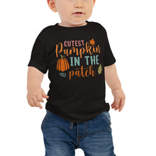 Load image into Gallery viewer, Cutest Pumpkin in the Patch Baby Jersey Short Sleeve Tee
