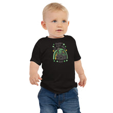 Load image into Gallery viewer, Happy St Pat-Rex Day Baby Jersey Short Sleeve Tee
