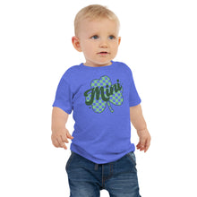 Load image into Gallery viewer, Mini Checkered Shamrock Baby Jersey Short Sleeve Tee