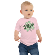 Load image into Gallery viewer, Mini Checkered Shamrock Baby Jersey Short Sleeve Tee