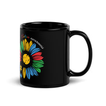 Load image into Gallery viewer, Choose Kindness Autism Awareness Black Glossy Mug