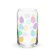 Load image into Gallery viewer, Pastel Easter Eggs Can-shaped glass