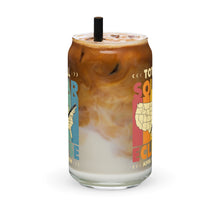 Load image into Gallery viewer, Total Solar Eclipse Map Can-shaped glass