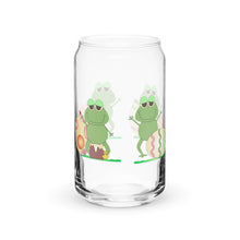 Load image into Gallery viewer, Frogs With Easter Eggs Can-shaped glass