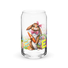 Load image into Gallery viewer, Bunny Easter Can-shaped glass