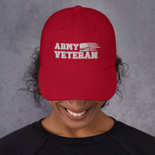 Load image into Gallery viewer, Army Veteran Dad hat