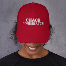 Load image into Gallery viewer, Chaos Coordinator Block Letters Dad hat