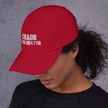 Load image into Gallery viewer, Chaos Coordinator Block Letters Dad hat