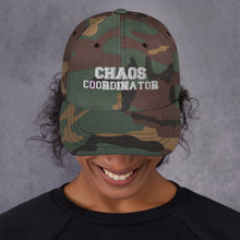 Load image into Gallery viewer, Chaos Coordinator Block Letters Dad hat