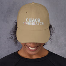 Load image into Gallery viewer, Chaos Coordinator Block Letters Dad hat