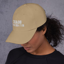 Load image into Gallery viewer, Chaos Coordinator Block Letters Dad hat