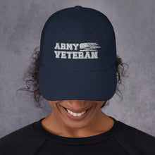 Load image into Gallery viewer, Army Veteran Dad hat