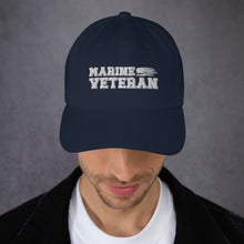 Load image into Gallery viewer, Marine Veteran Dad hat