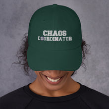 Load image into Gallery viewer, Chaos Coordinator Block Letters Dad hat
