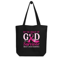 Load image into Gallery viewer, I'm a Breast Cancer Survivor Eco Tote Bag