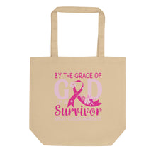 Load image into Gallery viewer, I'm a Breast Cancer Survivor Eco Tote Bag