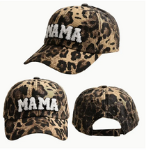 Load image into Gallery viewer, Mama Leopard Print Baseball Cap