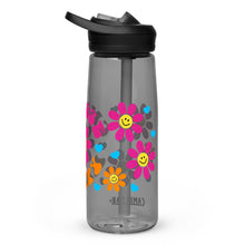 Load image into Gallery viewer, Choose Happy Retro Sports water bottle