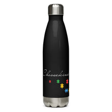 Load image into Gallery viewer, Choose Kindness Autism Awareness Stainless steel water bottle