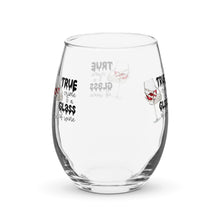 Load image into Gallery viewer, True Crime and a Glass of Wine Stemless wine glass