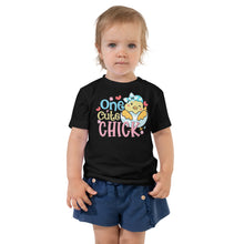 Load image into Gallery viewer, One Cute Chick Toddler Short Sleeve Tee