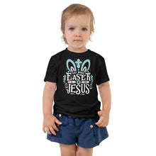 Load image into Gallery viewer, Silly Rabbit Easter Is For Jesus Toddler Short Sleeve Tee