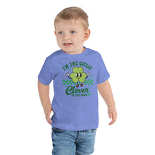 Load image into Gallery viewer, I'm The Cutest Clover In The Patch Toddler Short Sleeve Tee